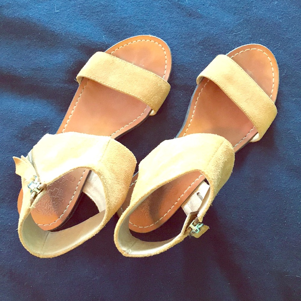 Tan Suede Sandals!